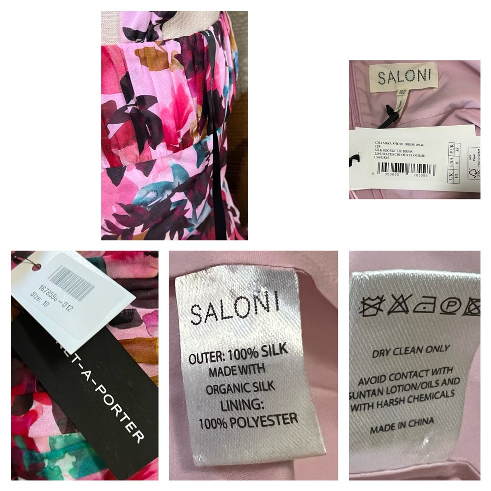 Saloni Chandra Georgette Dress 6 - Picture 15 of 16